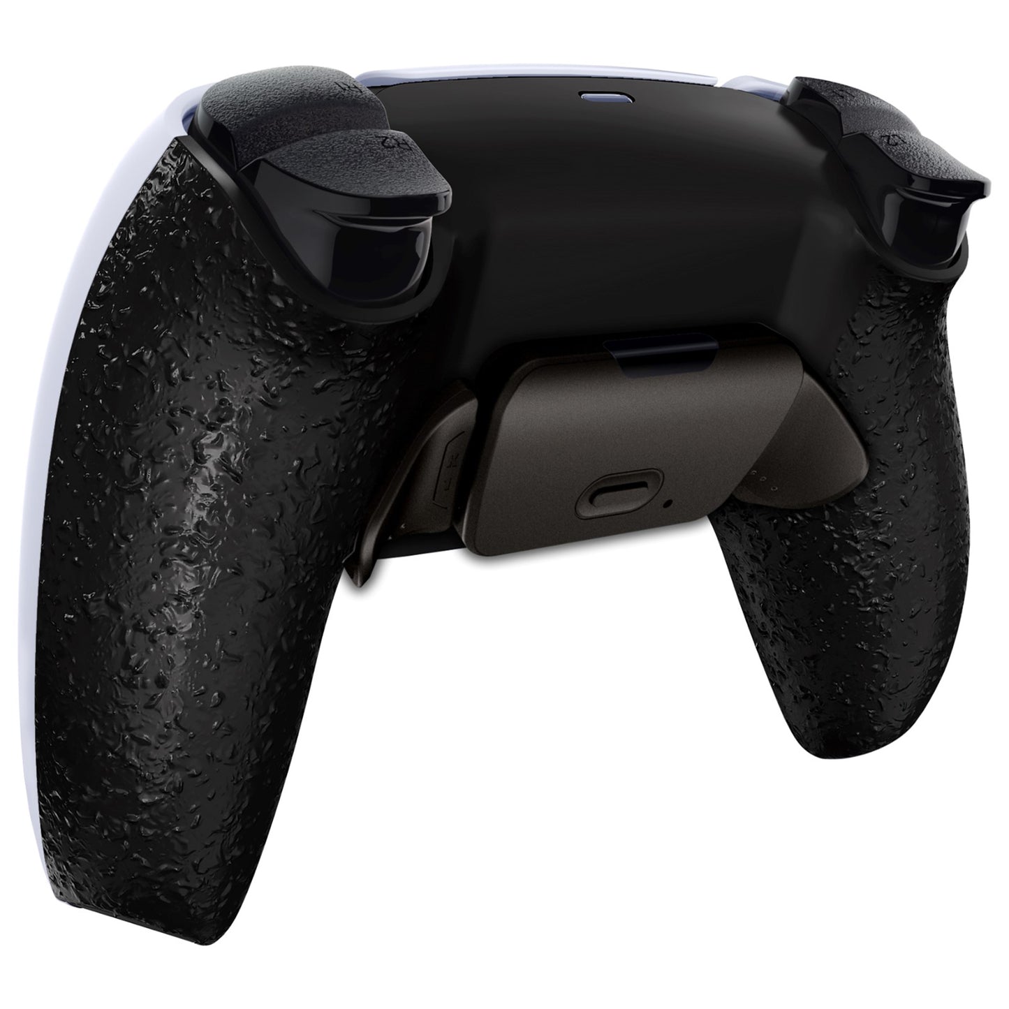 eXtremeRate PS5コントローラーBDM-030/040/050対応用ブラックリアルメタルボタン(RMB)バージョンRISE V3リマップキット【テクスチャードブラック】