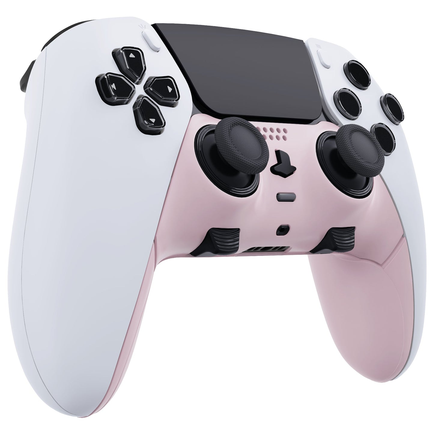 eXtremeRate PS5 edgeコントローラー対応交換対応用トップ&ボトム装飾トリムシェル【サクラピンク】