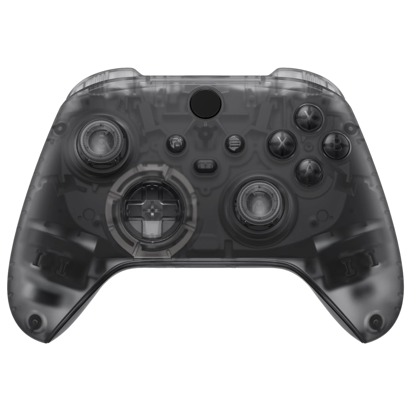 eXtremeRate Xbox Series X&Sコントローラー用フルセットハウジングシェルケース&ボタン【クリアブラック】