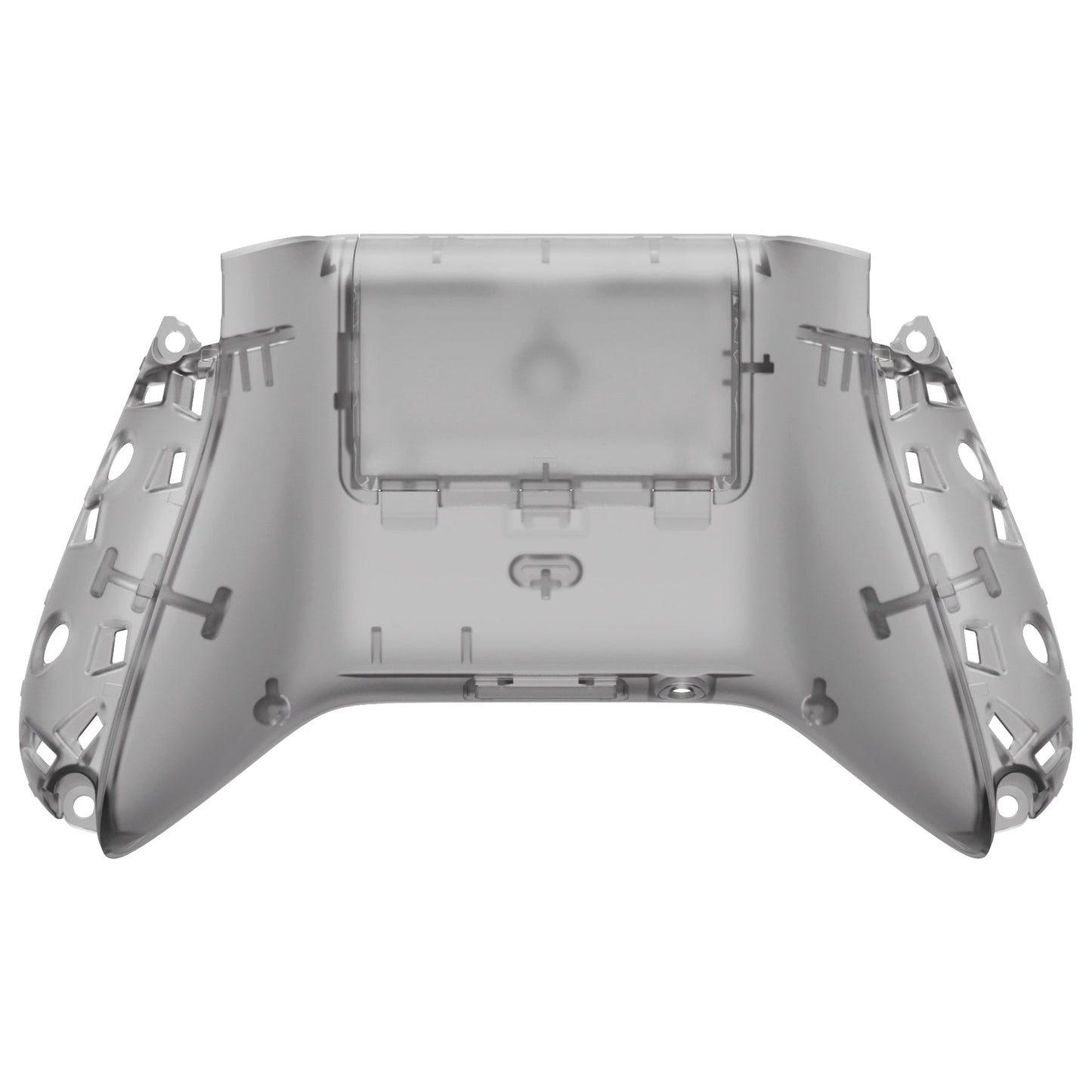 eXtremeRate Xbox Series X&Sコントローラー用交換ボトムシェル&バッテリーカバー【クリアブラック】