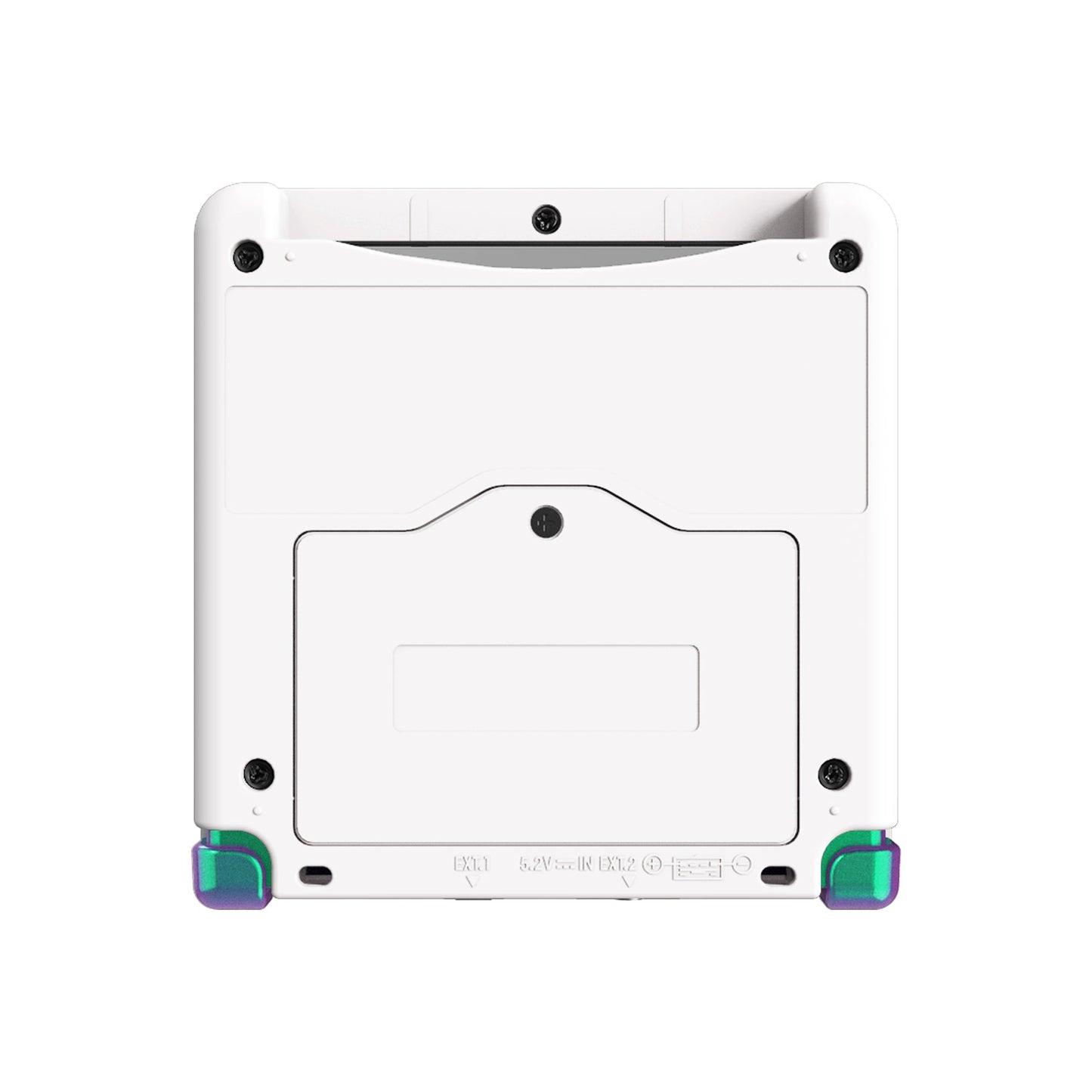 eXtremeRate ゲームボーイアドバンスSP(GBA SP)コンソール用カスタム交換フルセットボタン【カメレオングリーンパープル】