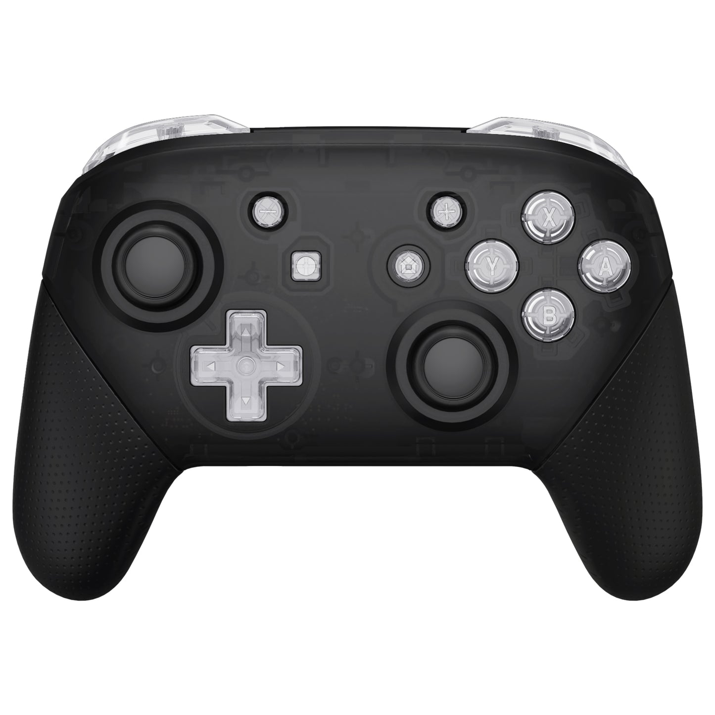 eXtremeRate Nintendo Switch Proコントローラー用DIY交換フルセットボタン【クリスタルクリア】
