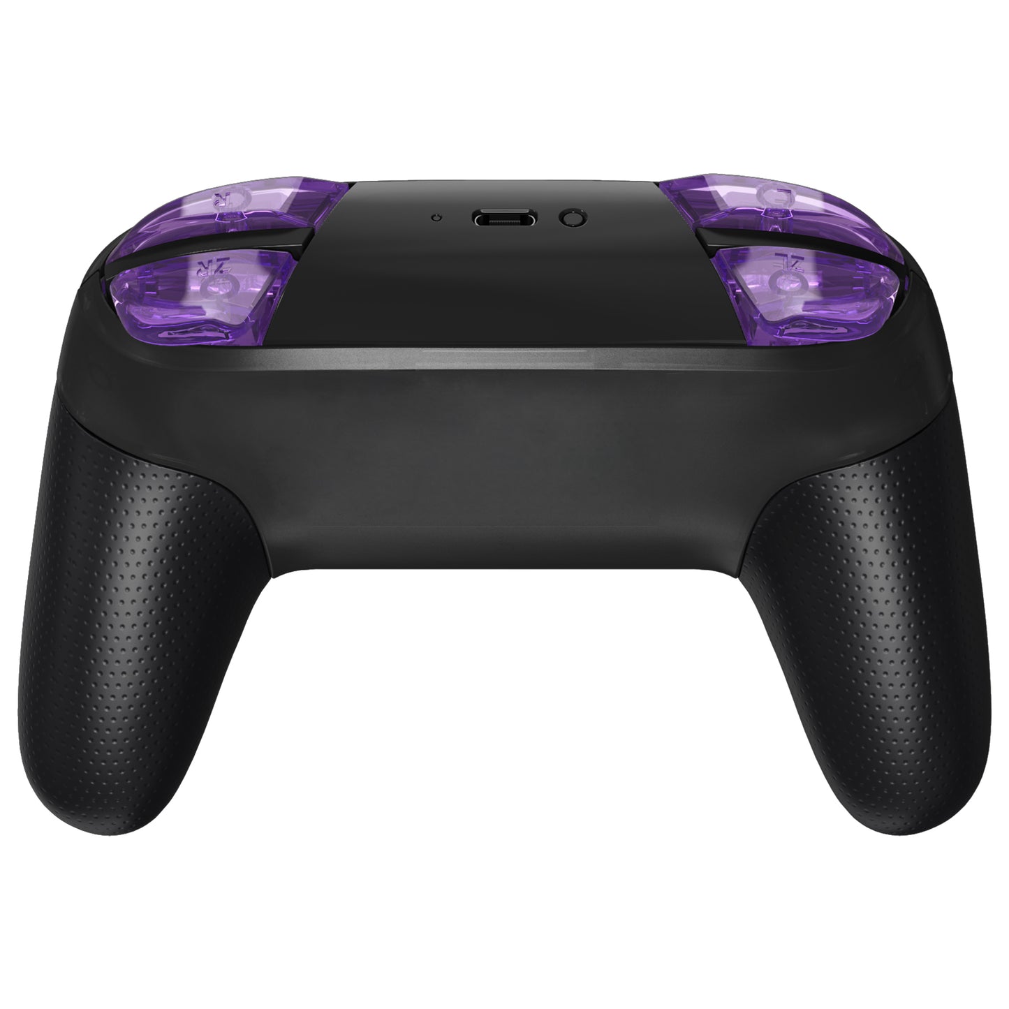 eXtremeRate Nintendo Switch Proコントローラー用DIY交換フルセットボタン【クリスタルクリアパープル】