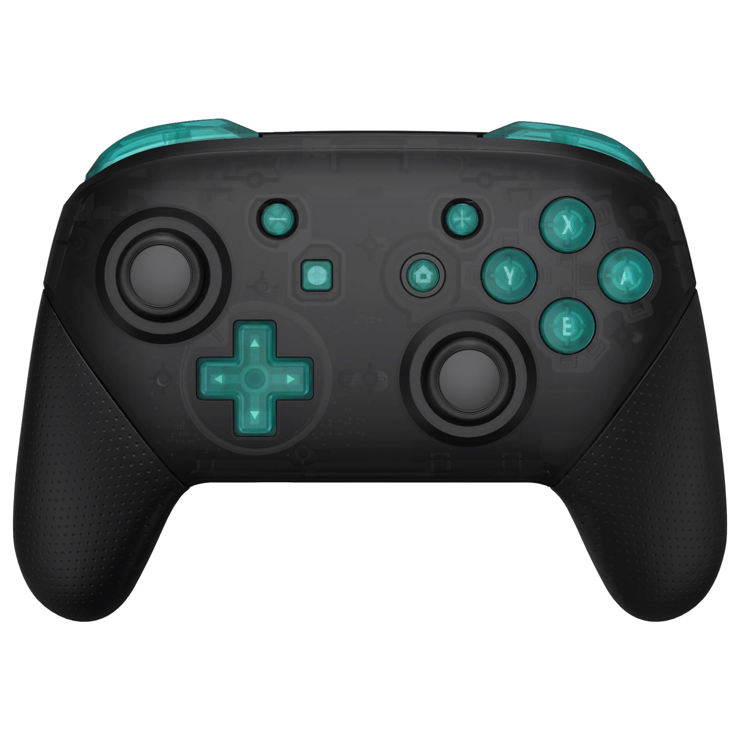 eXtremeRate Nintendo Switch Proコントローラー用DIY交換フルセットボタン【エメラルドグリーン】