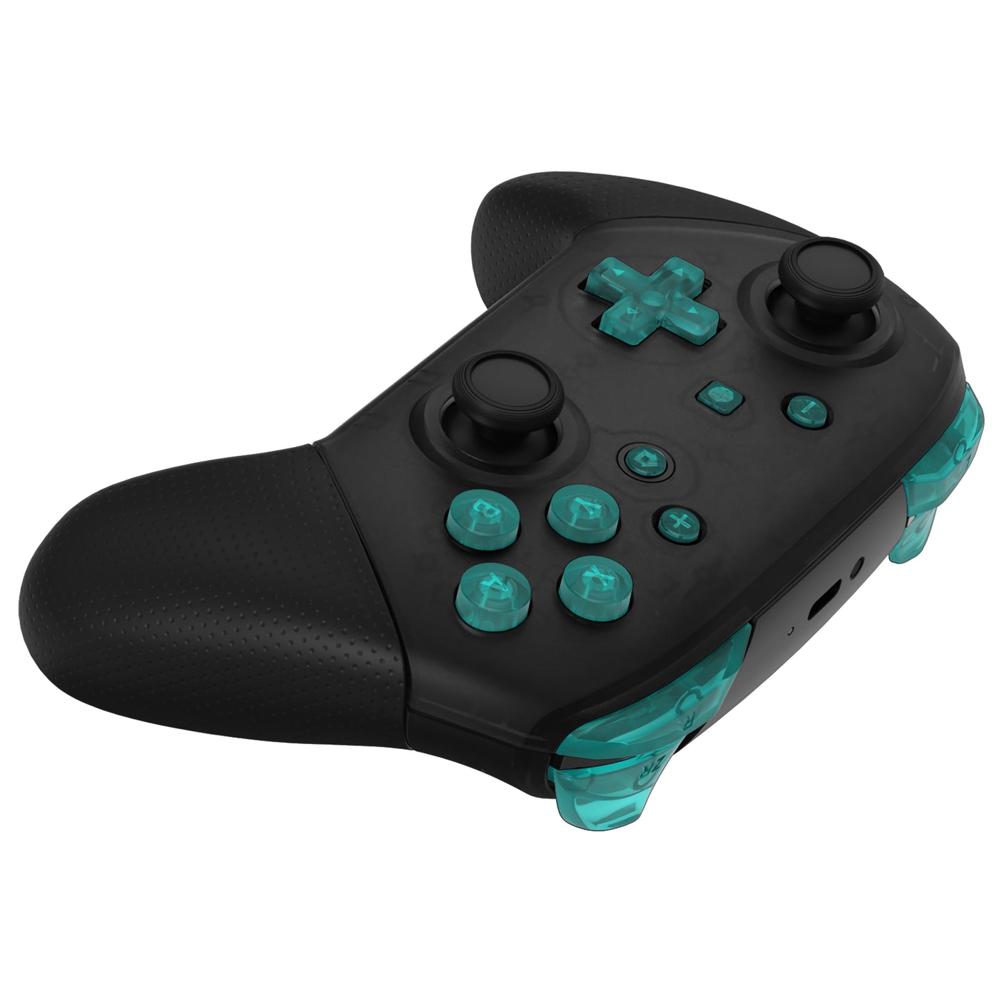 eXtremeRate Nintendo Switch Proコントローラー用DIY交換フルセットボタン【エメラルドグリーン】