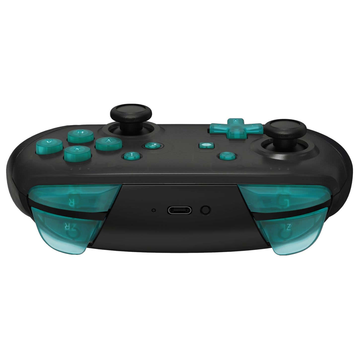 eXtremeRate Nintendo Switch Proコントローラー用DIY交換フルセットボタン【エメラルドグリーン】