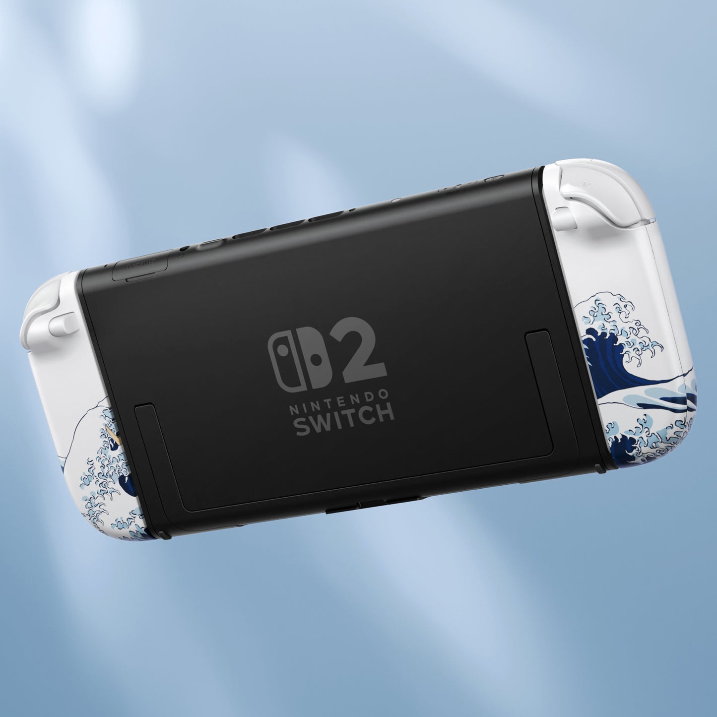 eXtremeRate Nintendo Switch 2対応ジョイコン交換フルセットシェルケース、ボタン付き - デラックス版【ザグレートウェーブ】