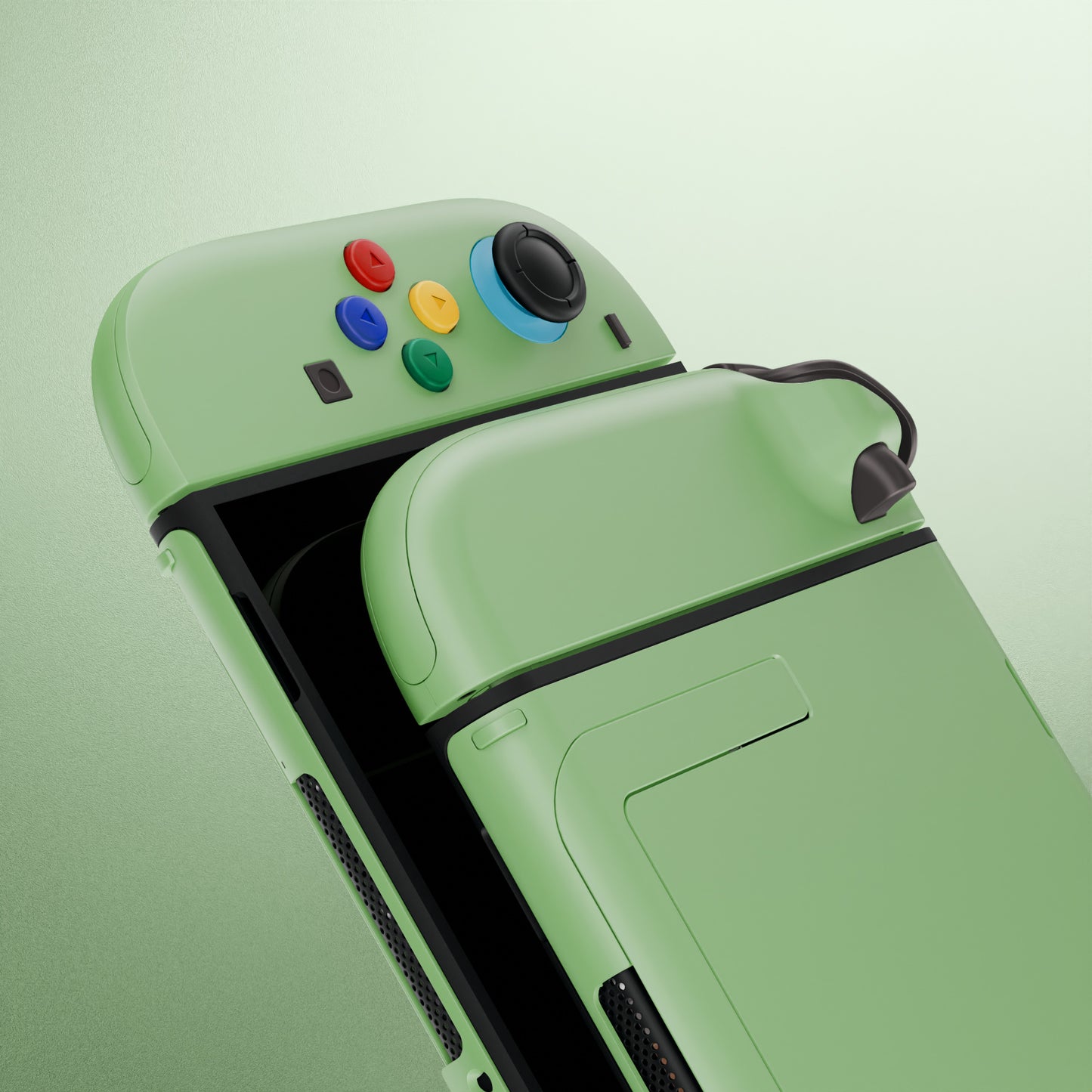 eXtremeRate Nintendo Switch 2対応交換フルセットシェル&ボタン - デラックス版【抹茶グリーン】