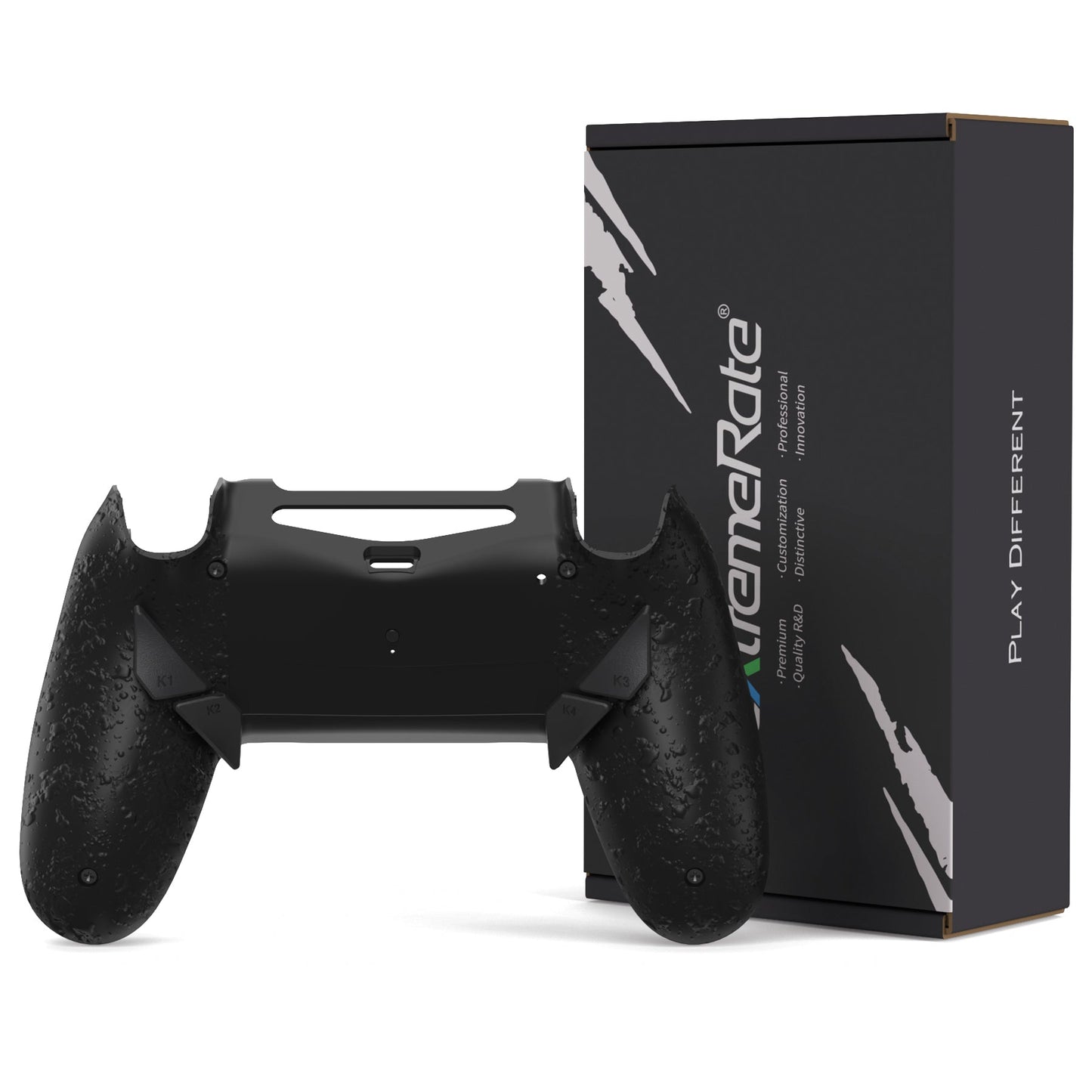 eXtremeRate?Dawn?Type-C?Version?Remap?Kit?for?PS4?Slim?Pro?Controller?JDM-040/050/055?-?Textured Black eXtremeRate