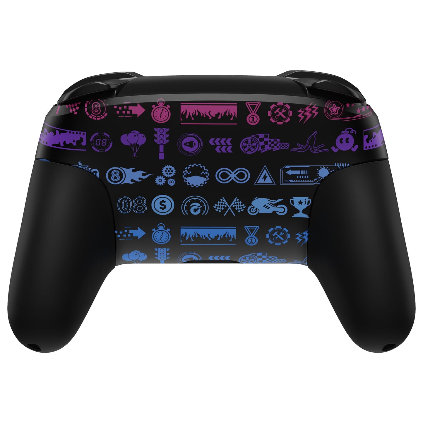 eXtremeRate Nintendo Switch Pro用交換フルセットシェル、フェイスプレート、バックプレート、ハンドル&ボタンキット【デラックスチャンピオンシップ】