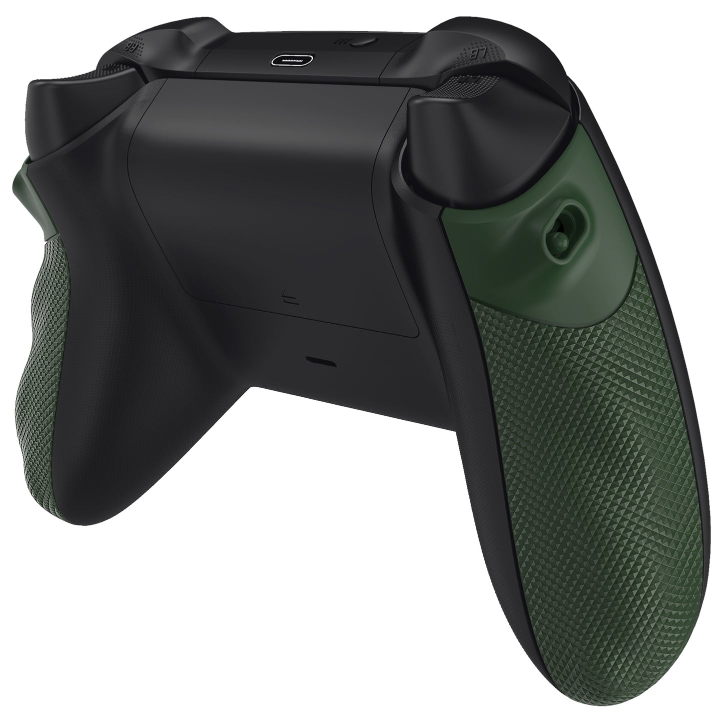eXtremeRate Xbox Series X/Sコントローラー&Xbox Coreコントローラー用FLEXORラバー付きサイドレールグリップ トリガーストップキット【バンブーグリーン】