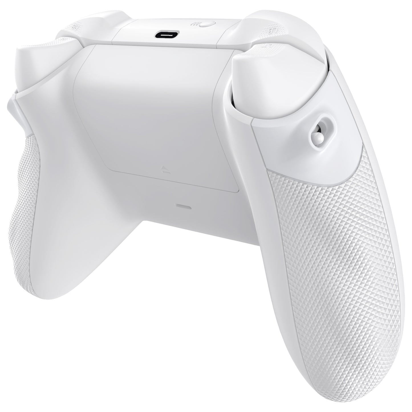 eXtremeRate Xbox Series X/Sコントローラー&Xbox Coreコントローラー用FLEXORラバー付きサイドレールグリップ トリガーストップキット【フロストホワイト】