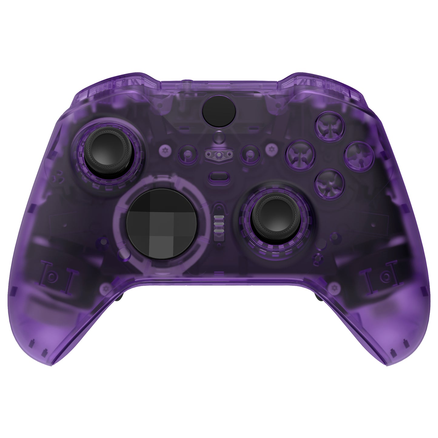 eXtremeRate Xbox One Elite Series 2&Elite 2 Coreコントローラー(モデル1797)用交換 フルセットシェル&ボタン【クリアパープル】