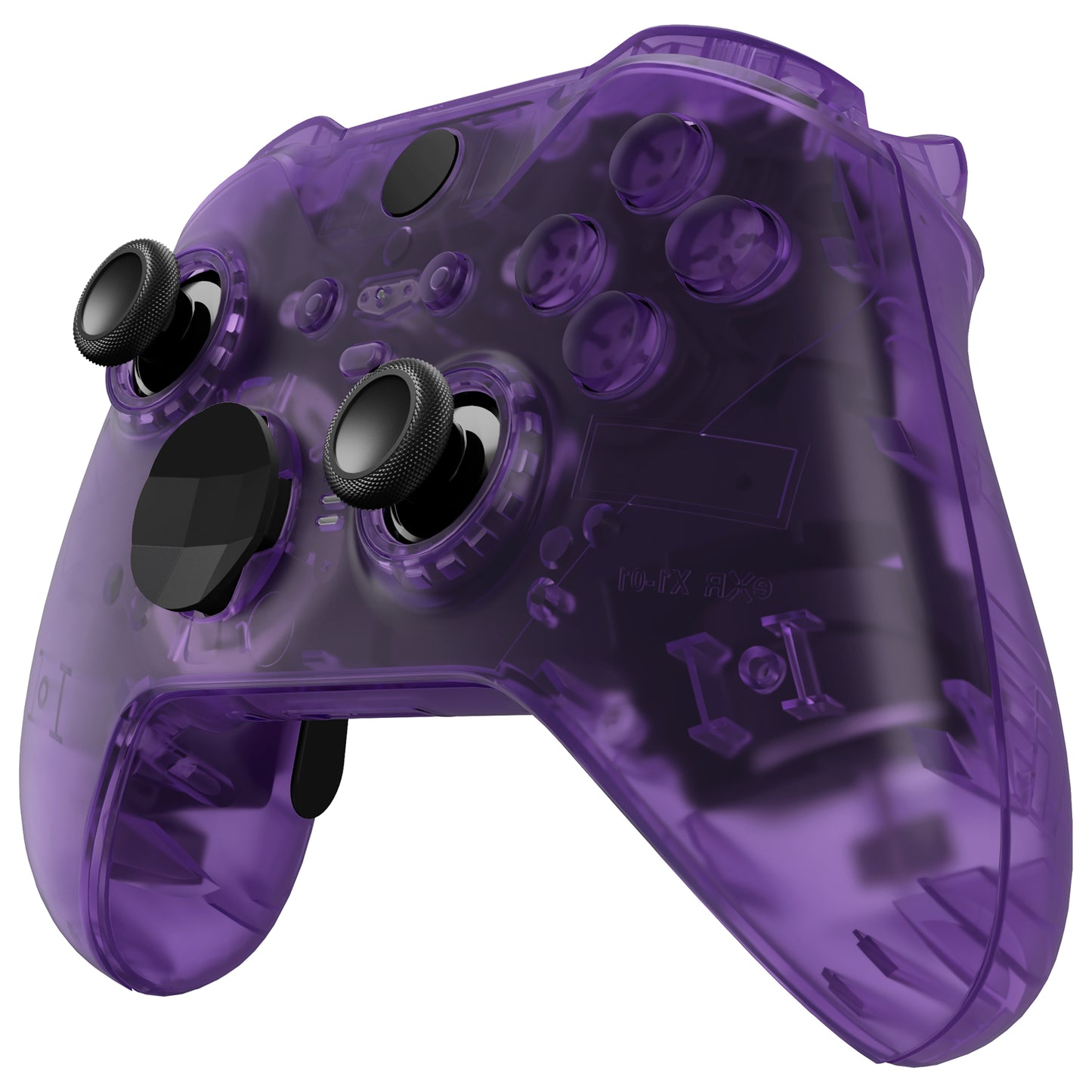 eXtremeRate Xbox One Elite Series 2&Elite 2 Coreコントローラー(モデル1797)用交換 フルセットシェル&ボタン【クリアパープル】
