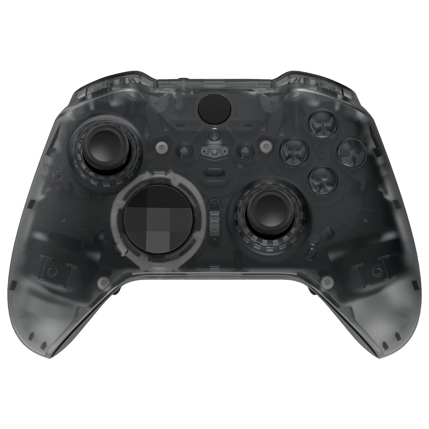 eXtremeRate Xbox One Elite Series 2&Elite 2 Coreコントローラー(モデル1797)用交換 フルセットシェル&ボタン【クリアブラック】