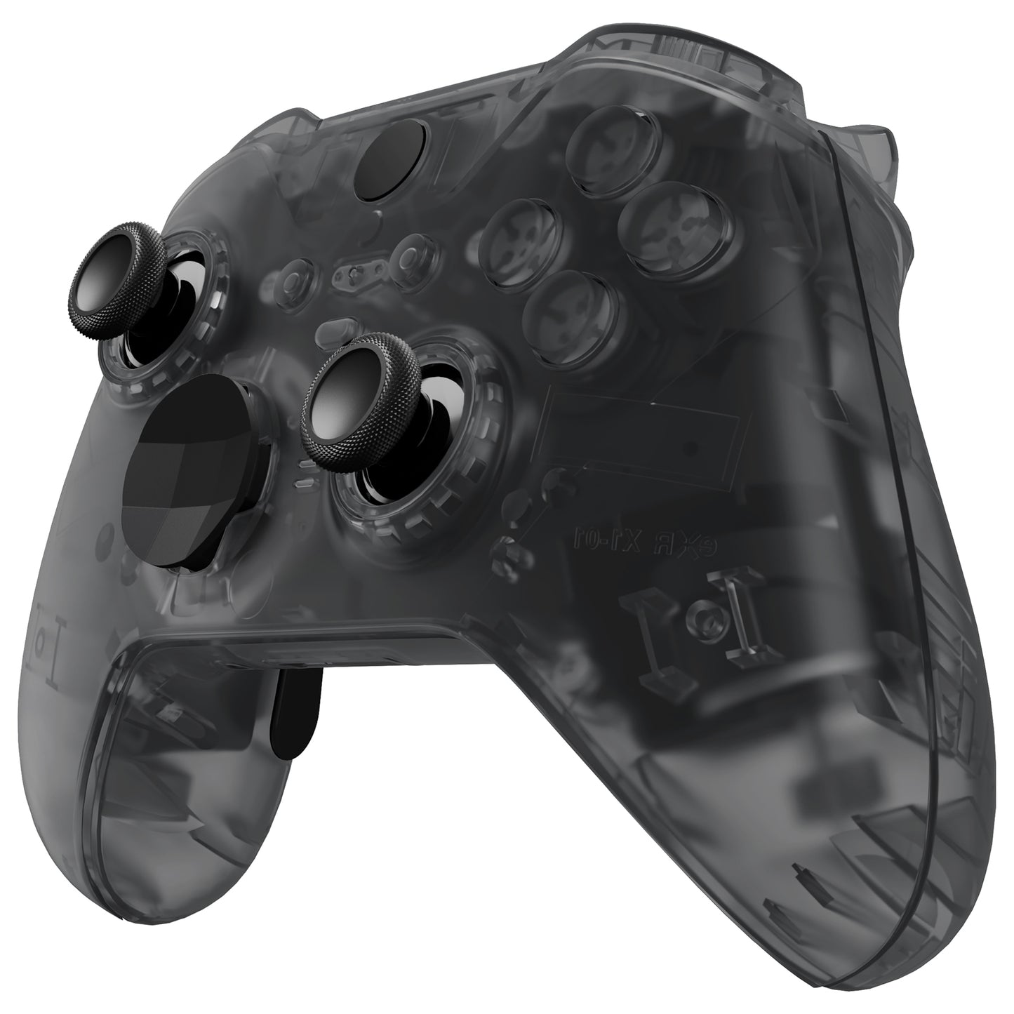 eXtremeRate Xbox One Elite Series 2&Elite 2 Coreコントローラー(モデル1797)用交換 フルセットシェル&ボタン【クリアブラック】