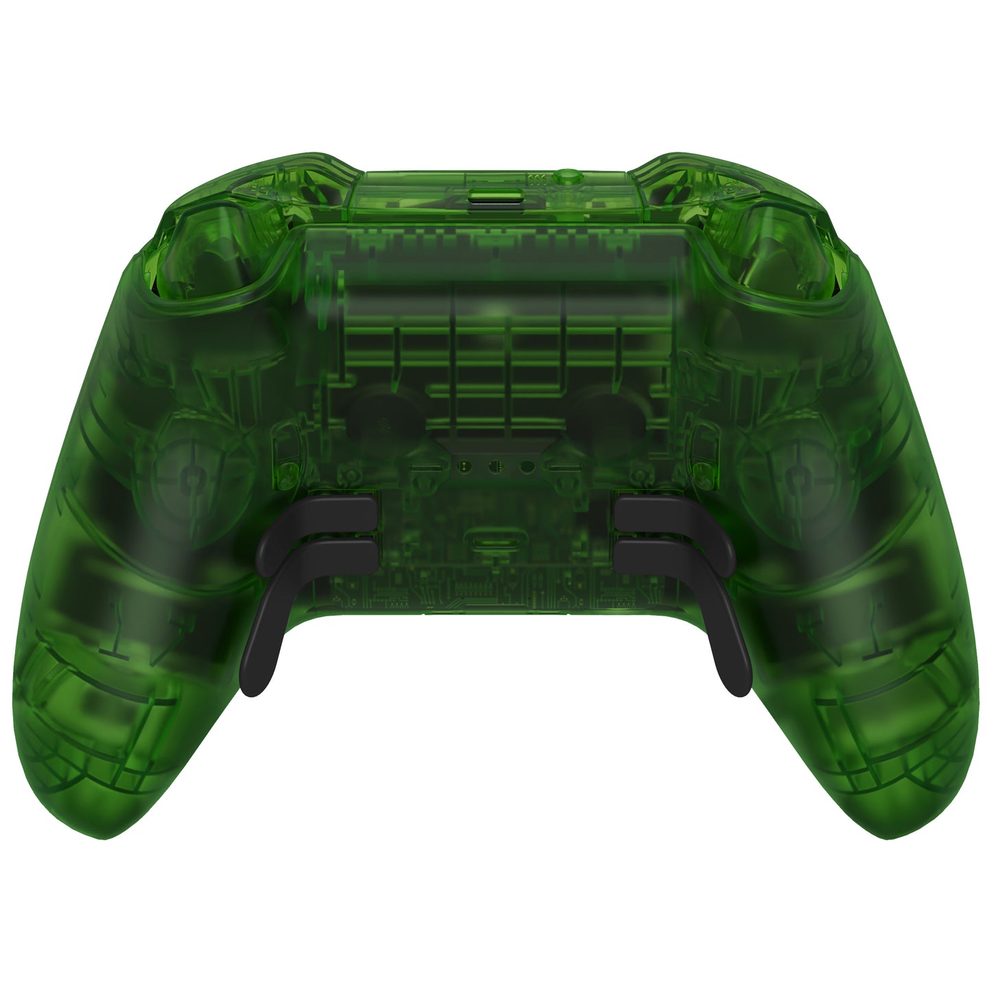 eXtremeRate Xbox One Elite Series 2&Elite 2 Coreコントローラー(モデル1797)用交換 フルセットシェル&ボタン【クリアグリーン】