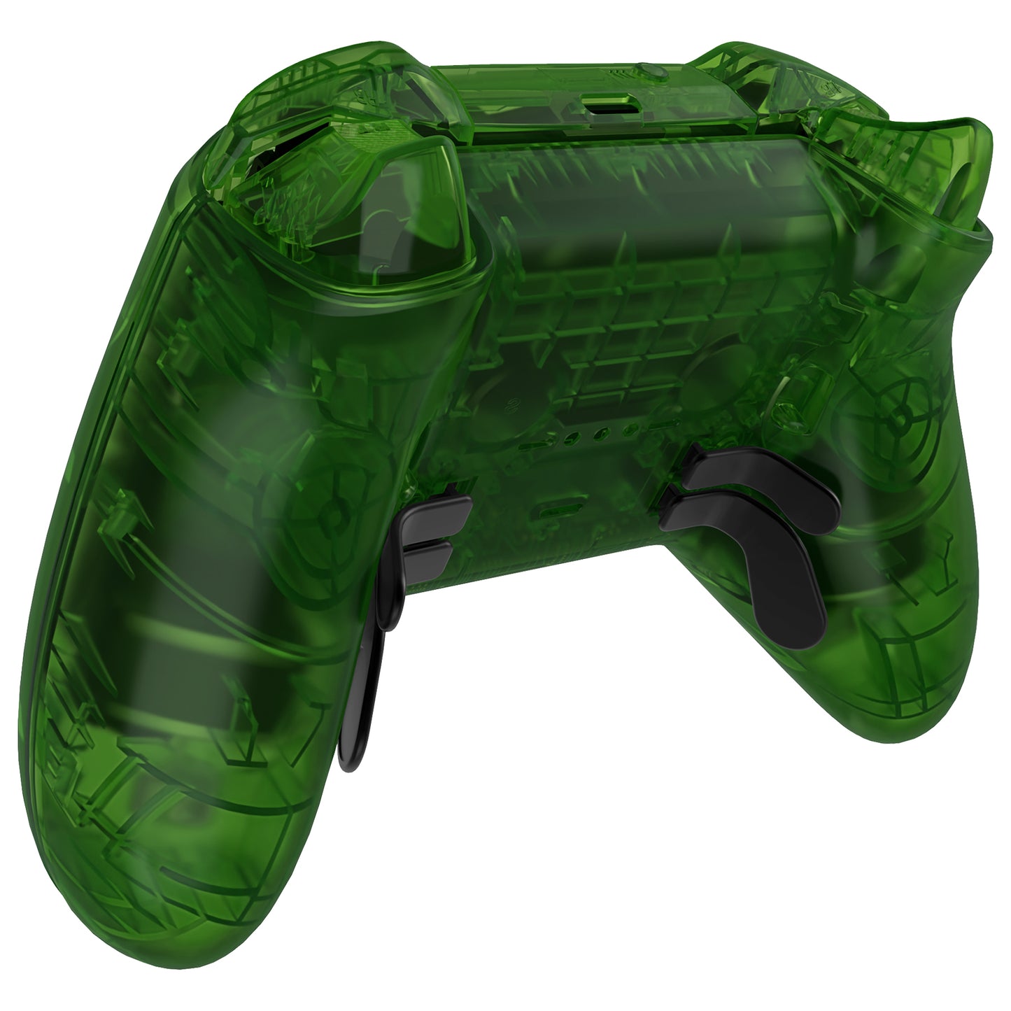 eXtremeRate Xbox One Elite Series 2&Elite 2 Coreコントローラー(モデル1797)用交換 フルセットシェル&ボタン【クリアグリーン】