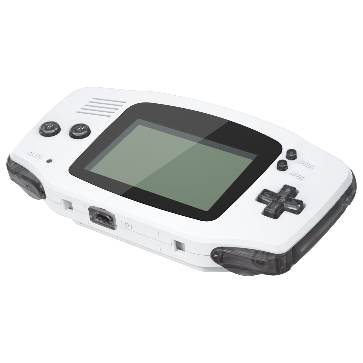 eXtremeRate ゲームボーイアドバンス(GBA)用交換フルセットボタン【クリアブラック】