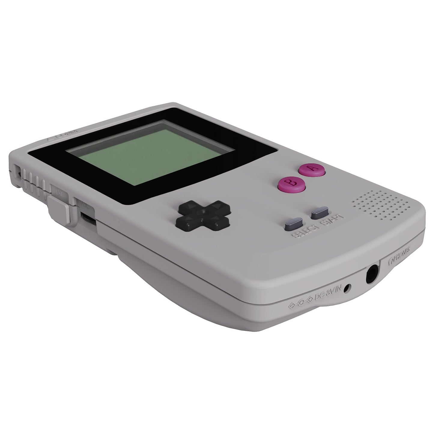 eXtremeRate IPS対応アップグレード版 ゲームボーイカラー(GBC)用交換フルセットシェル&ボタン&ブラック保護スクリーンレンズ、GBC OSD IPS、通常IPS、標準LCD対応【クラシックグレー】