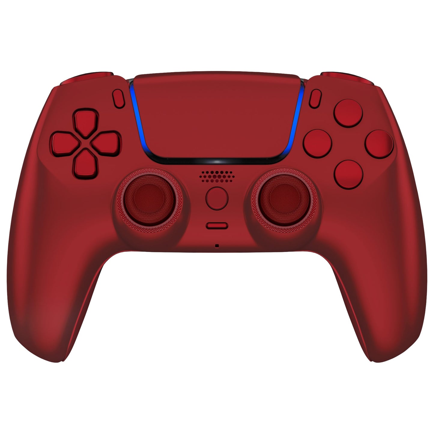 eXtremeRate PS5コントローラーBDM-030/040/050対応LUNA再設計交換対応用フルセットシェル&ボタン【スカーレットレッド】
