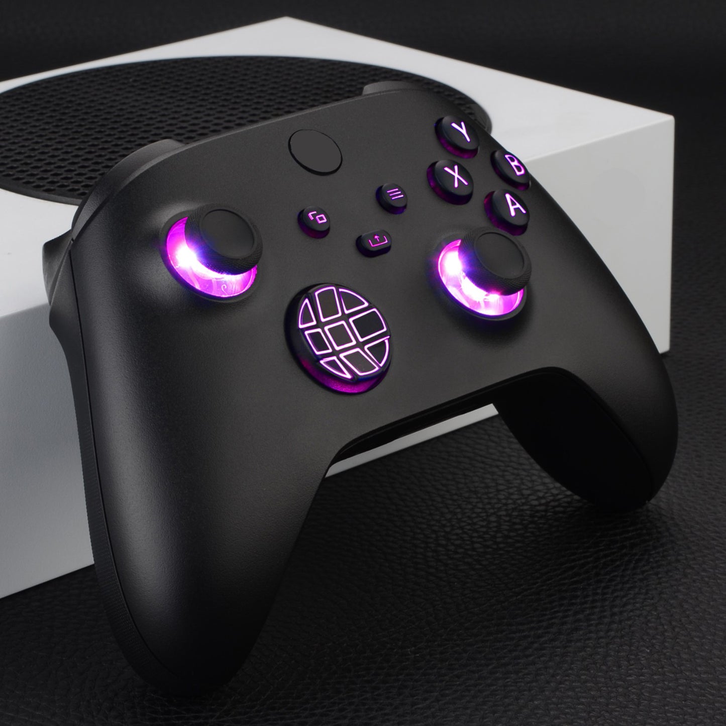 eXtremeRate Xbox Series X&Sコントローラー用マルチカラー発光ボタンDTF V2 LEDキット【ブラック】