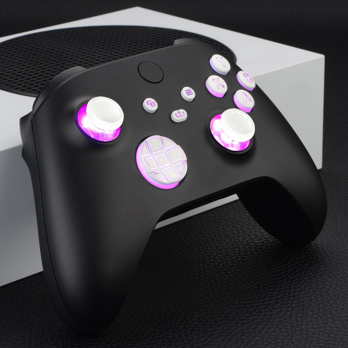 eXtremeRate Xbox Series X&Sコントローラー用マルチカラー発光ボタンDTF V2 LEDキット【ホワイト】