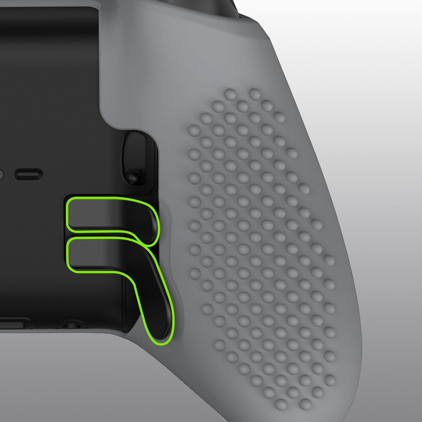 eXtremeRate Xbox One Elite Series 2&Elite 2 Coreコントローラー用滑り止め保護シリコンケース&サムグリップキャップ【ニューホープグレイ】