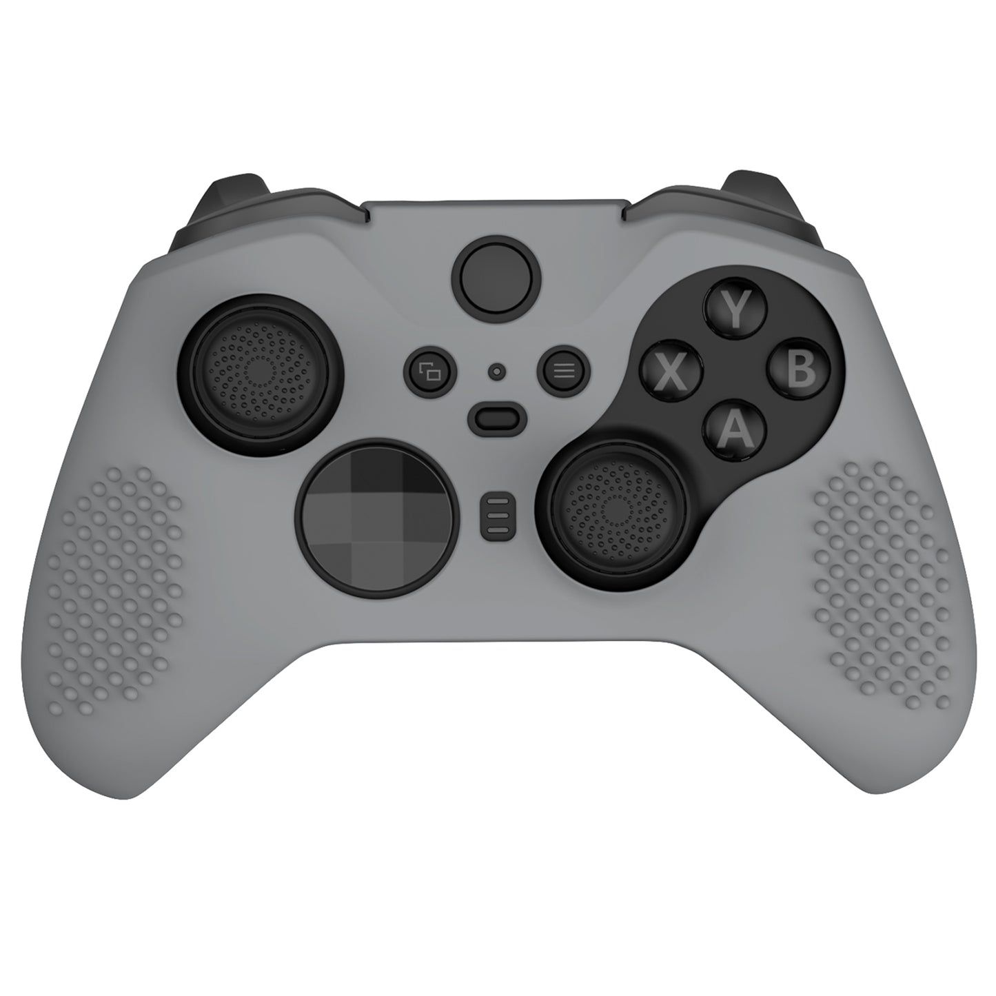 eXtremeRate Xbox One Elite Series 2&Elite 2 Coreコントローラー用滑り止め保護シリコンケース&サムグリップキャップ【ニューホープグレイ】