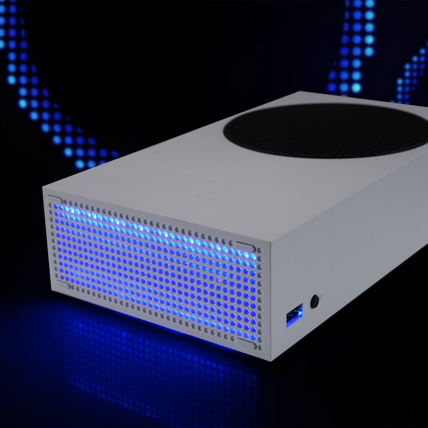 eXtremeRate Xbox Series S コンソール対応用 IR リモコン付きRGB LED ライト ストリップ キット - 7 色 、39 種類のエフェクト