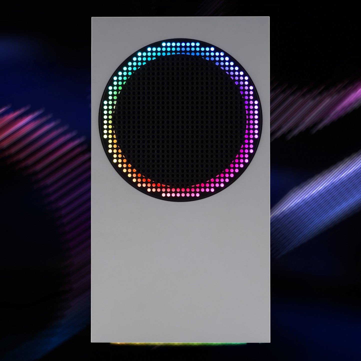 eXtremeRate Xbox Series S コンソール対応用 IR リモコン付きRGB LED ライト ストリップ キット - 7 色 、39 種類のエフェクト