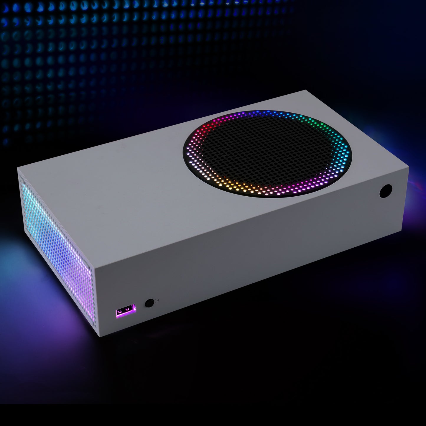 eXtremeRate Xbox Series S コンソール対応用 IR リモコン付きRGB LED ライト ストリップ キット - 7 色 、39 種類のエフェクト