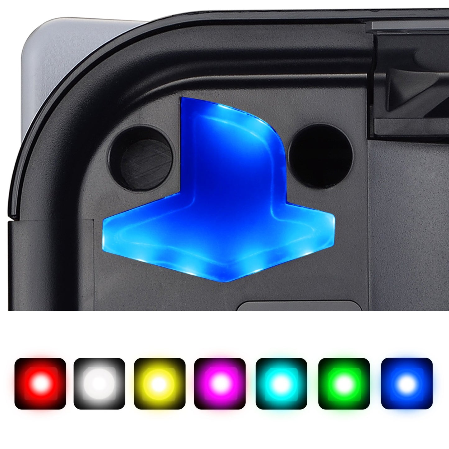 eXtremeRate PS5ディスク&デジタルコンソール対応用RGBロゴLED-7色、24種類のエフェクト