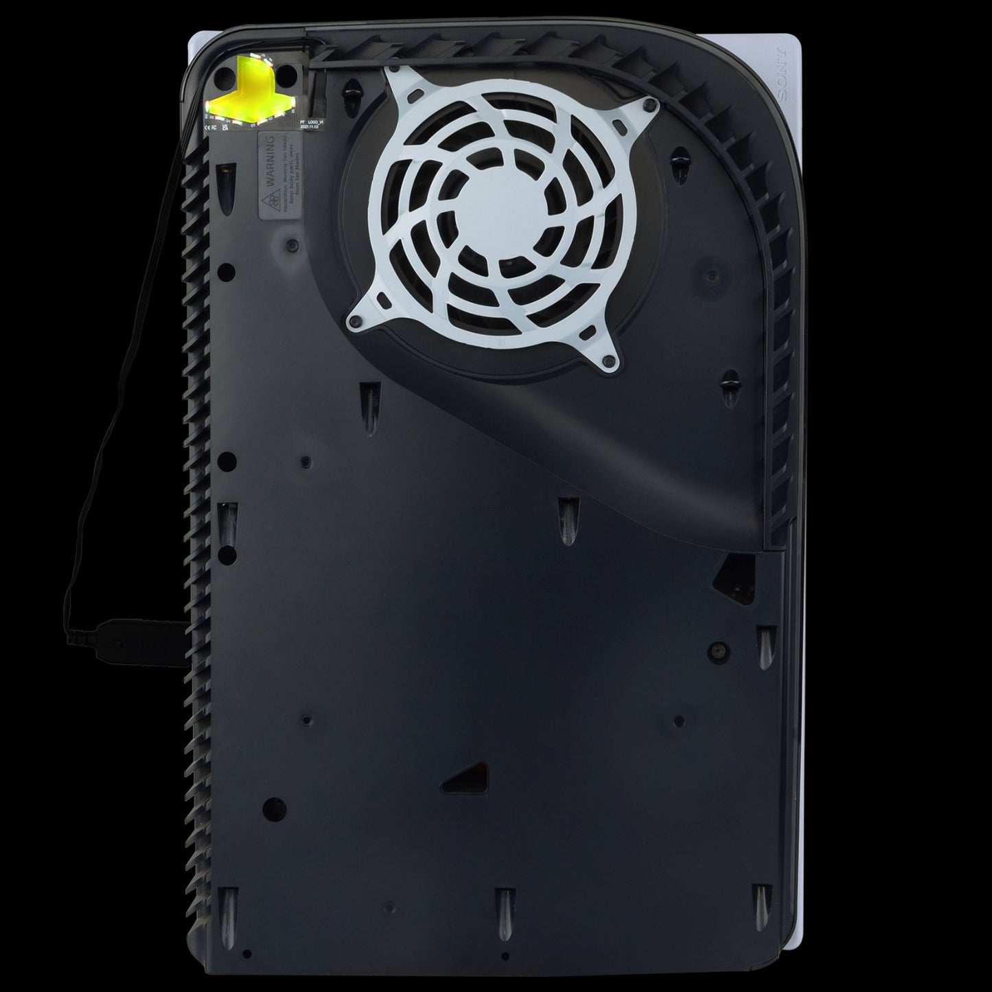 eXtremeRate PS5ディスク&デジタルコンソール対応用RGBロゴLED-7色、24種類のエフェクト