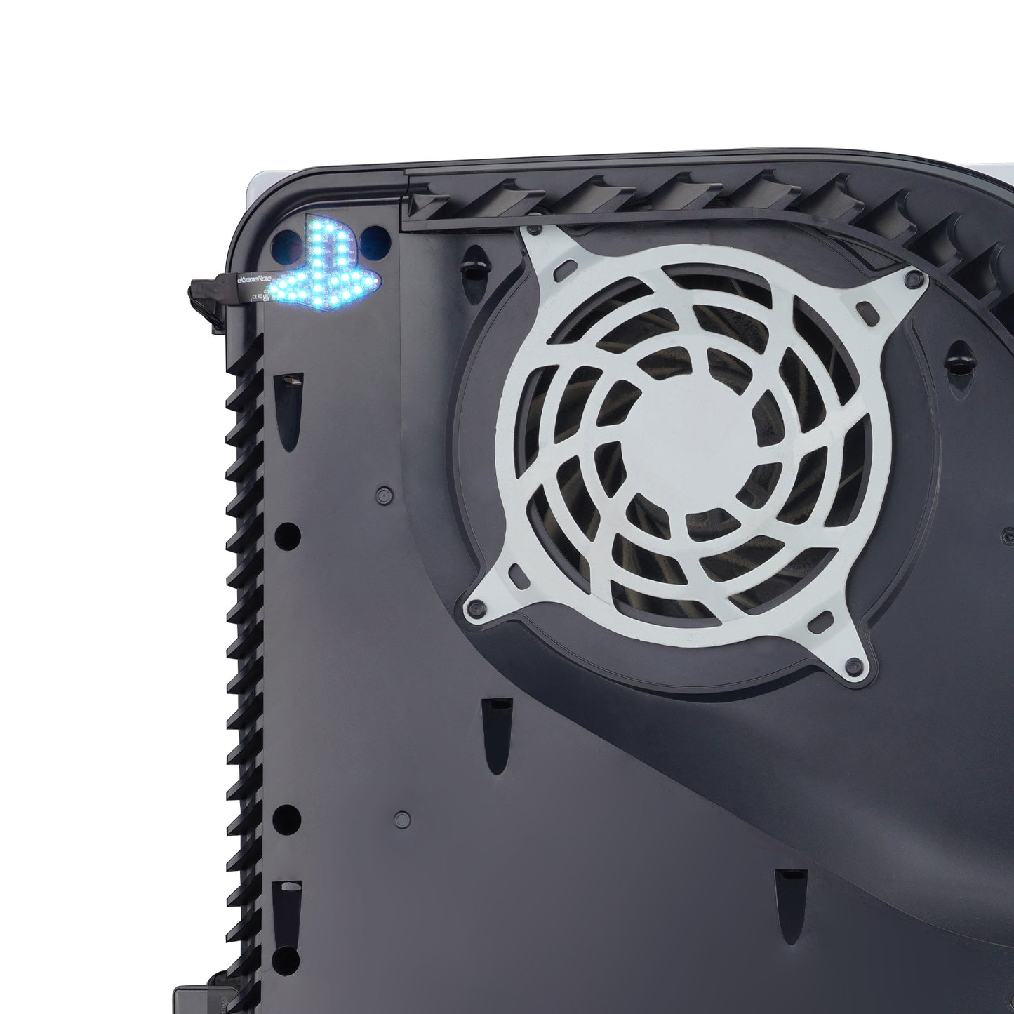 eXtremeRate PS5ディスク&デジタルコンソール対応用RGBレインボーロゴLEDキット - 7色、40種類のエフェクト