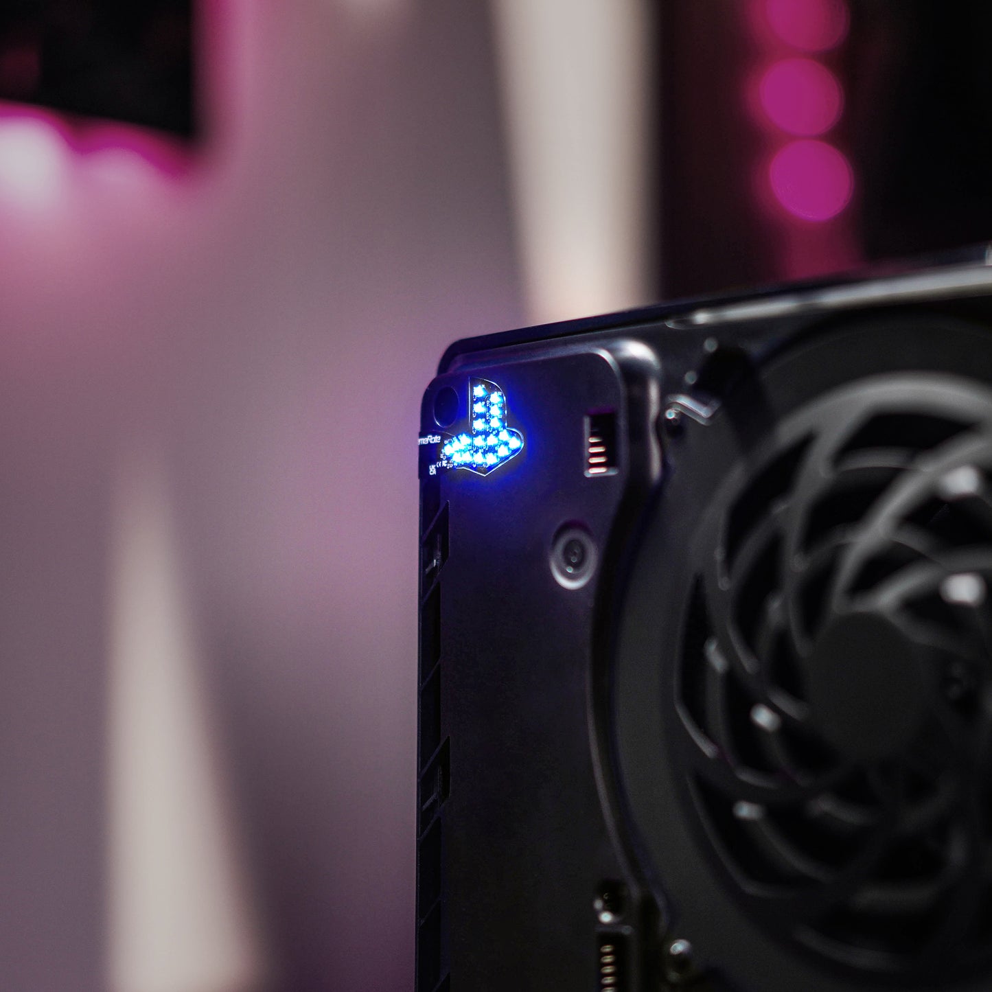 eXtremeRate PS5 Slim/Pro ディスク&デジタル版対応RGBレインボーロゴLEDキット– 7色・40種類のエフェクト