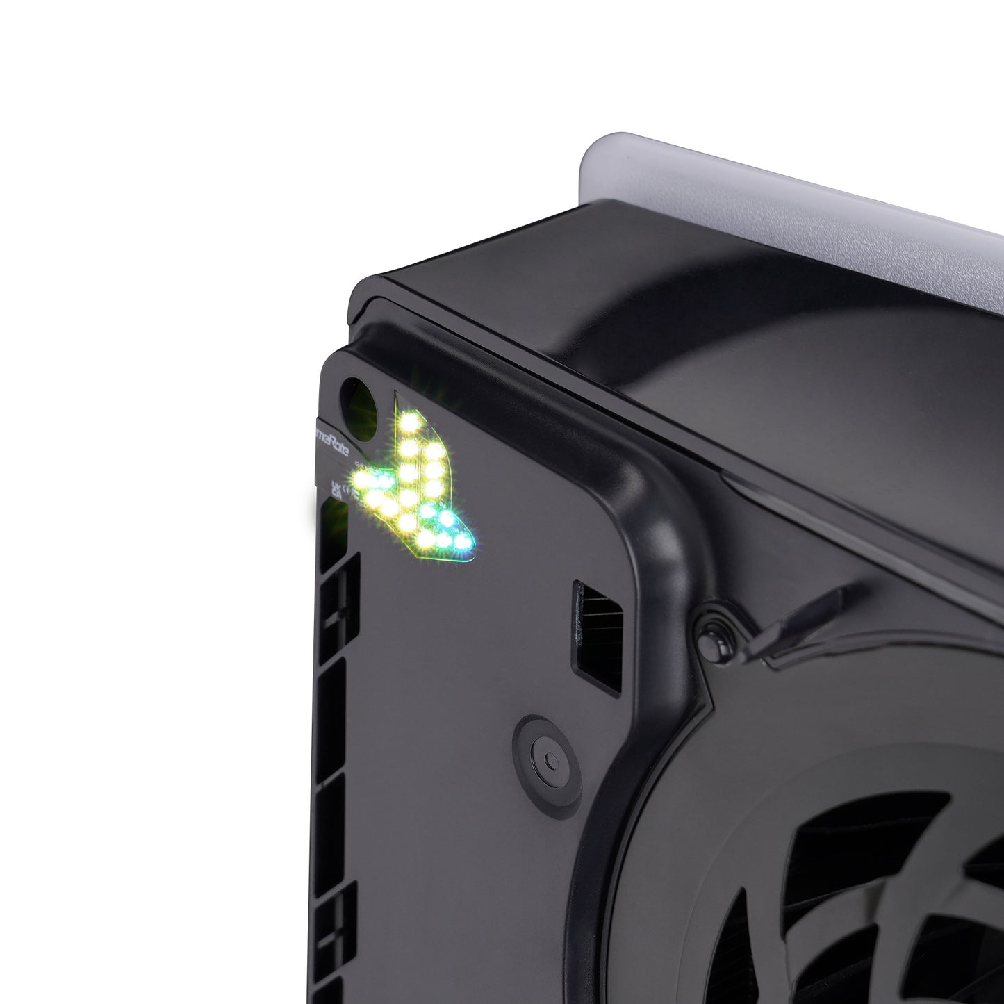 eXtremeRate PS5 Slim/Pro ディスク&デジタル版対応RGBレインボーロゴLEDキット– 7色・40種類のエフェクト