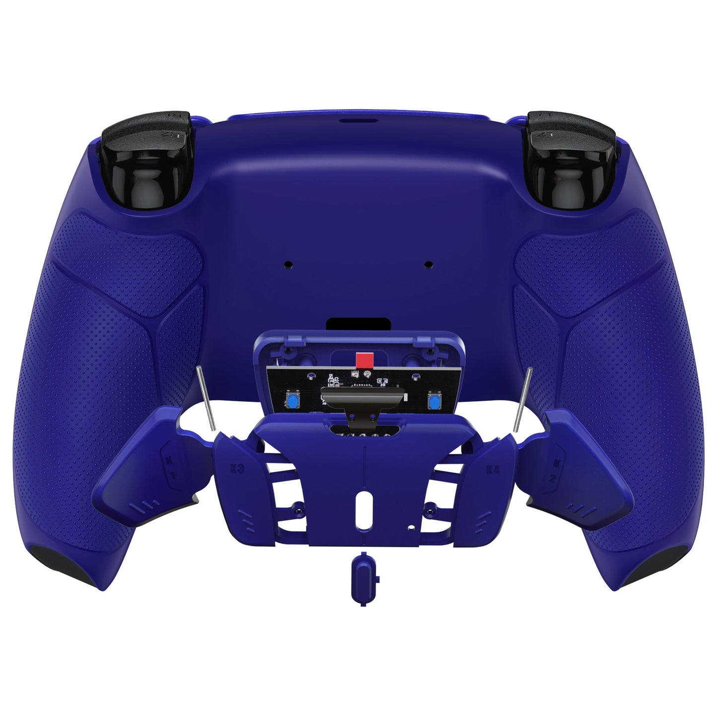 eXtremeRate PS5コントローラーBDM-010/020対応用再割り当て可能なRISE4リマップキット【ラバー付き深い青紫色】