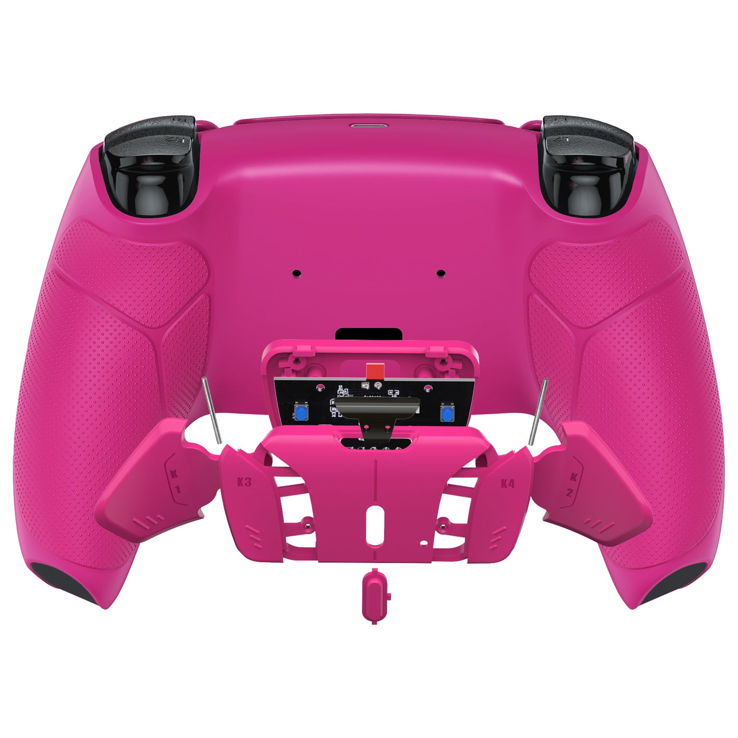 eXtremeRate PS5コントローラーBDM-030/040/050対応用再割り当て可能なRISE4 V3リマップキット【ラバー付きノヴァピンク】
