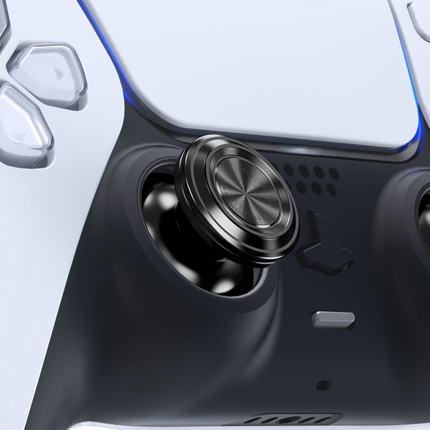 eXtremeRate PS5&PS4コントローラー対応交換対応用アルミメタルサムスティック【ダークグレー】