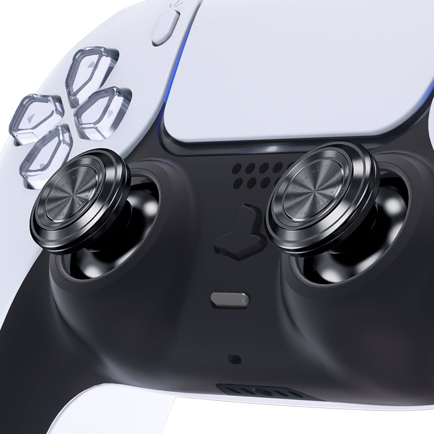 eXtremeRate PS5&PS4コントローラー対応交換対応用アルミメタルサムスティック【ダークグレー】