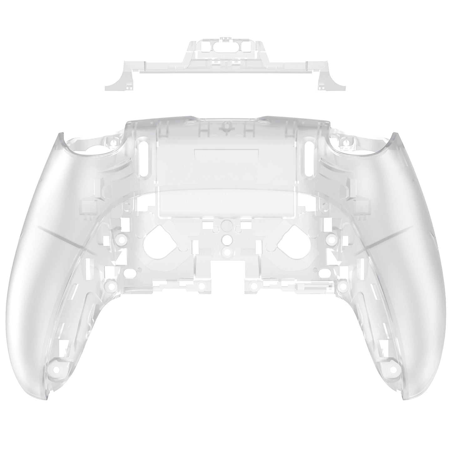 eXtremeRate PS5 edgeコントローラー対応交換対応用バックハウジングボトムシェル【暗闇で光る-グリーン】