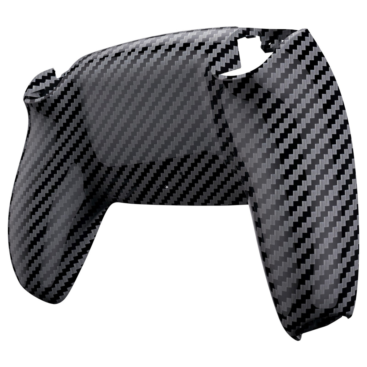 eXtremeRate PS5コントローラーBDM-010/020/030/040/050/060対応交換対応用バックハウジングボトムシェル【グラファイトカーボンファイバー】