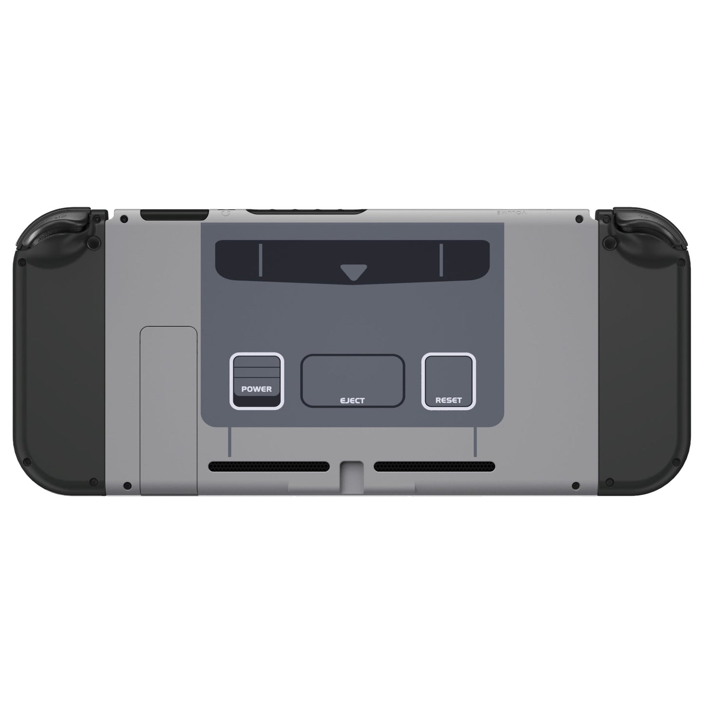 eXtremeRate Nintendo Switchコンソール用交換バックプレート&キックスタンド【SFC SNESクラシック EUスタイル】