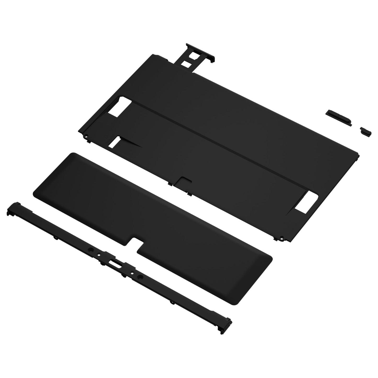 eXtremeRate 任天堂スイッチ有機EL用交換バックプレート&キックスタン【ブラック】