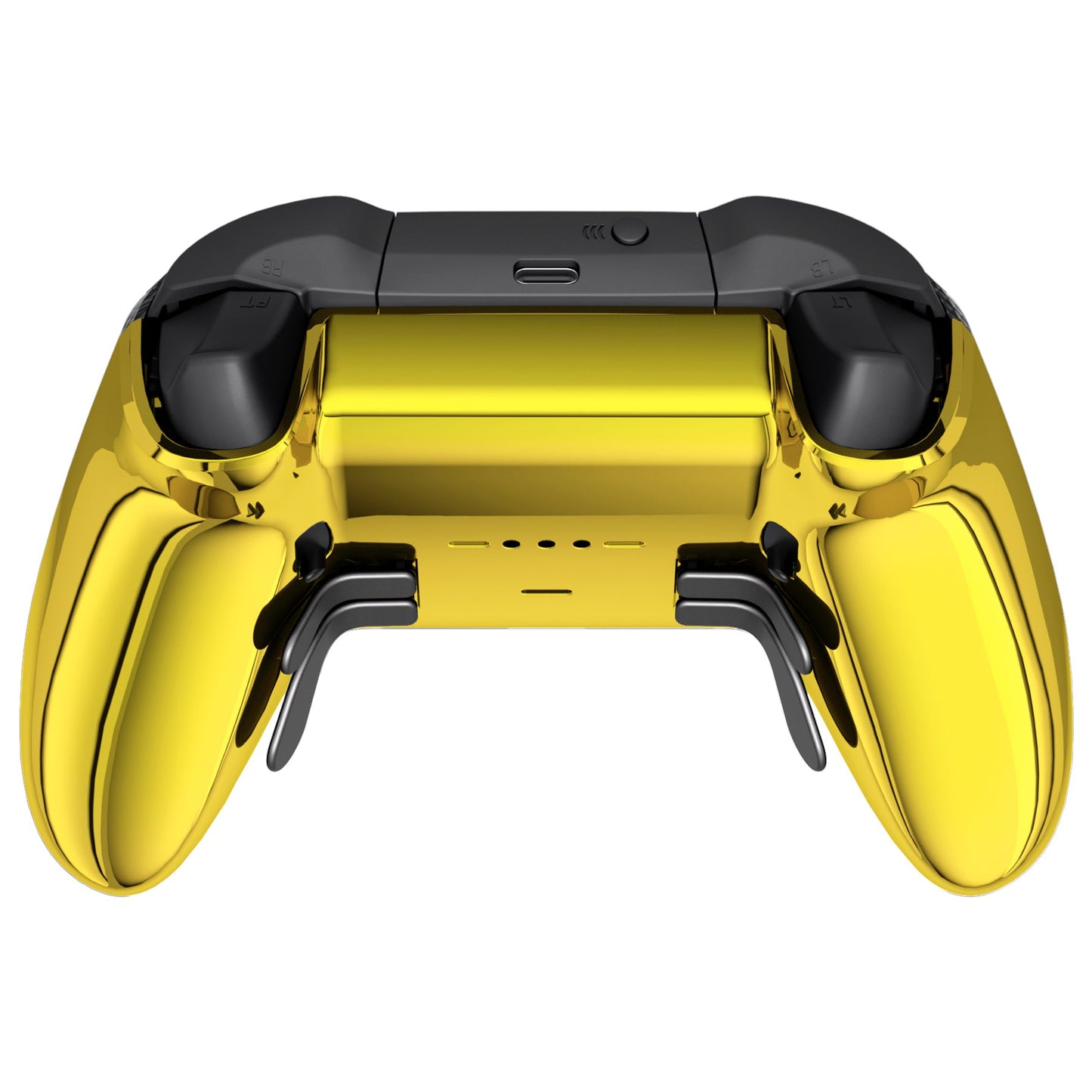 eXtremeRate Xbox Elite Series 2&Elite Series 2 Coreコントローラー(モデル1797)用交換ボトムシェルケース【クロームゴールド】