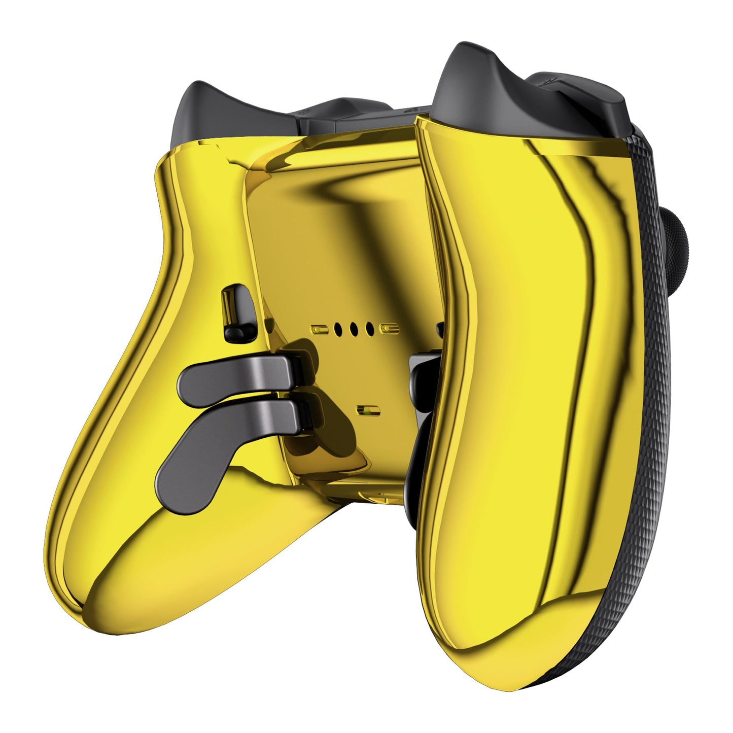 eXtremeRate Xbox Elite Series 2&Elite Series 2 Coreコントローラー(モデル1797)用交換ボトムシェルケース【クロームゴールド】