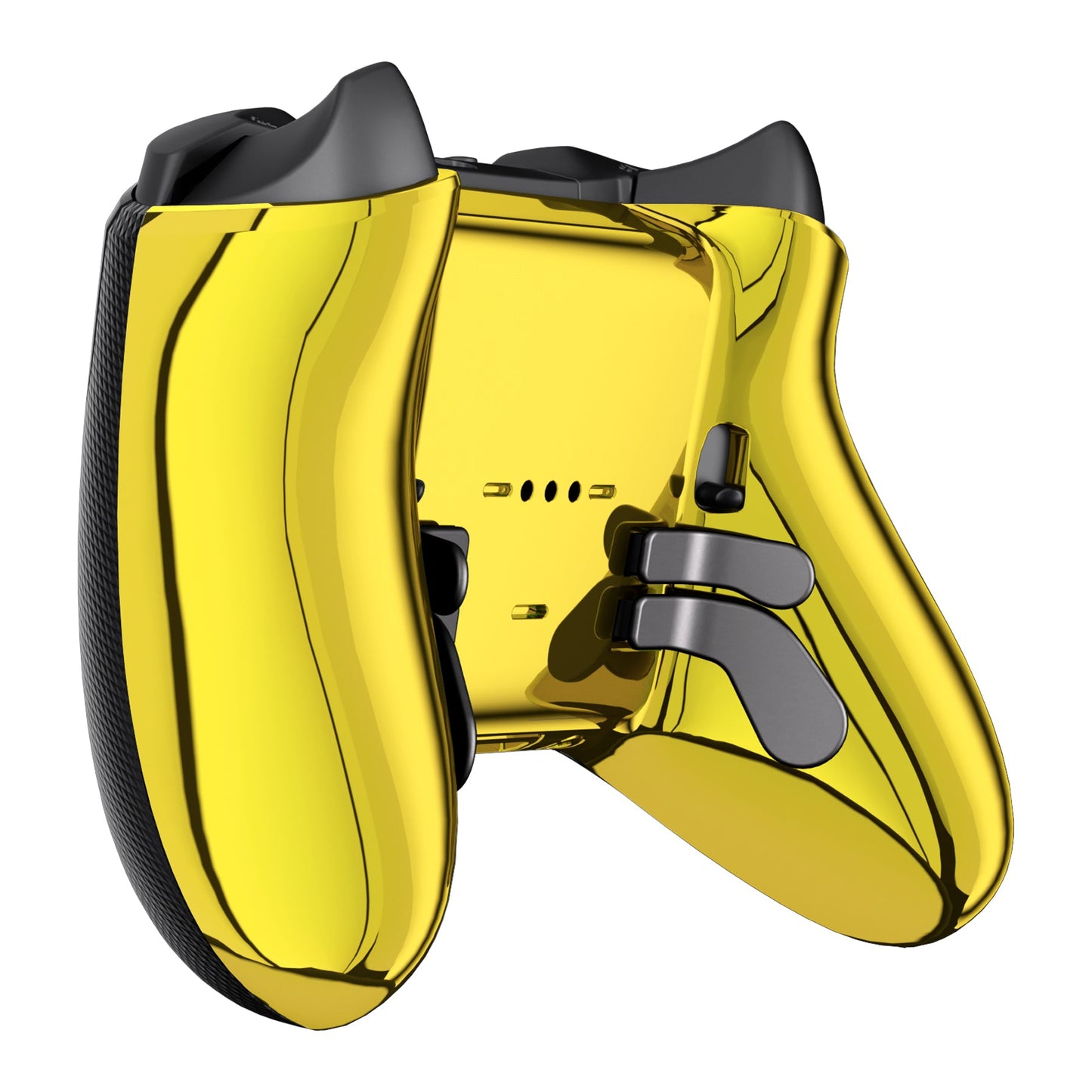 eXtremeRate Xbox Elite Series 2&Elite Series 2 Coreコントローラー(モデル1797)用交換ボトムシェルケース【クロームゴールド】