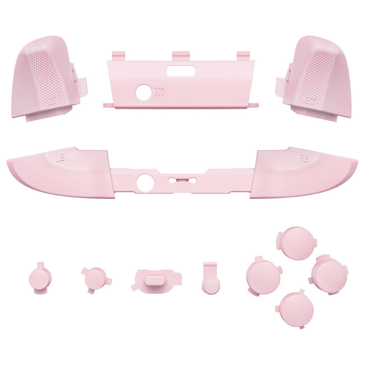 eXtremeRate Replacement Buttons Kit for Xbox One Elite Series 2 & Elite 2 Core Controller - Cherry Blossoms Pink eXtremeRate