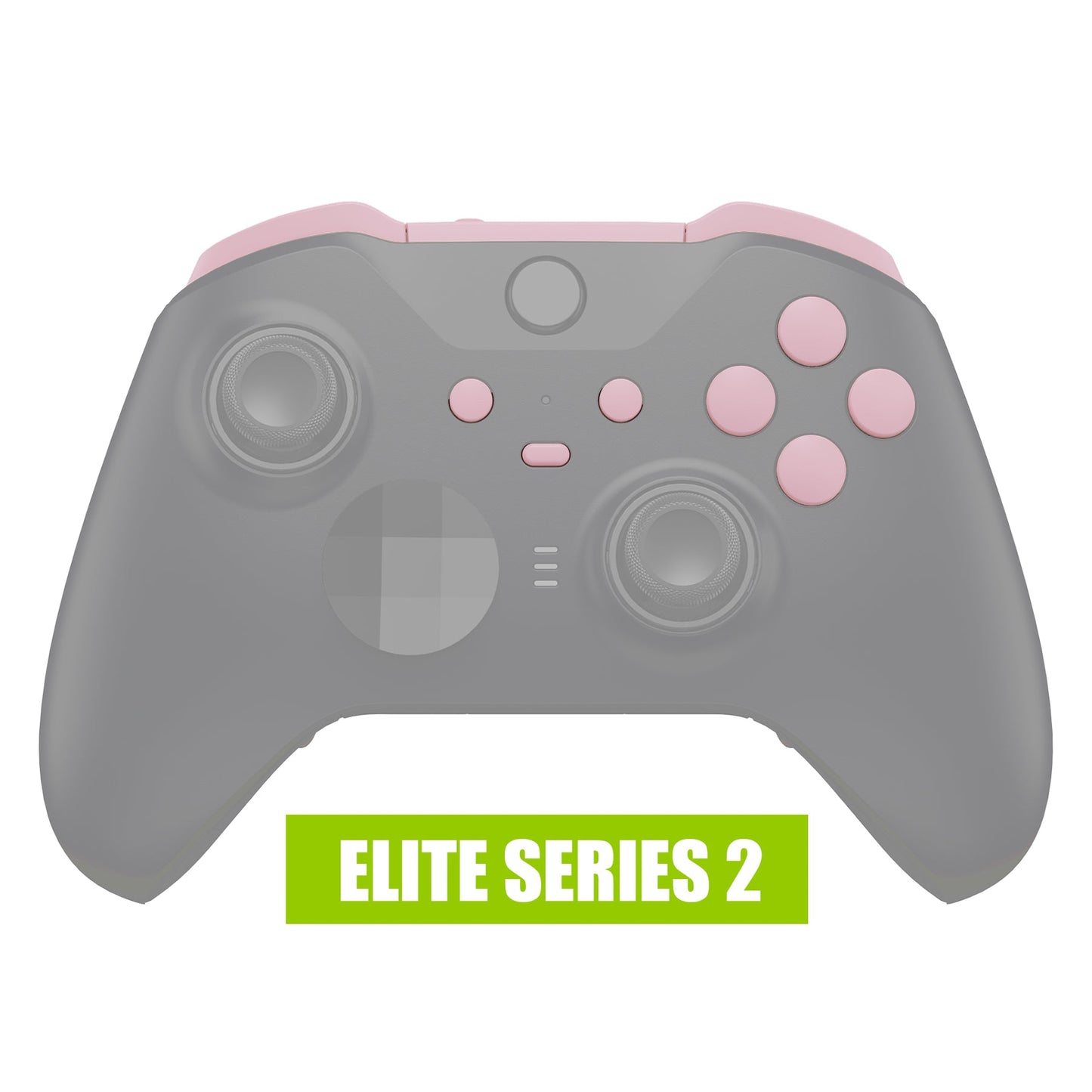 eXtremeRate Replacement Buttons Kit for Xbox One Elite Series 2 & Elite 2 Core Controller - Cherry Blossoms Pink eXtremeRate
